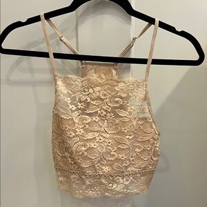 Elegant Lace Bralette in Cream